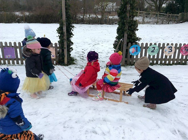 Downside Nursery - There’s no business like snow business!